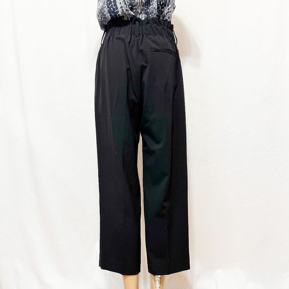 DKNY NWOT Sz 8 Black Pull On High Waist Side Pocket Trouser - Picture 2 of 10